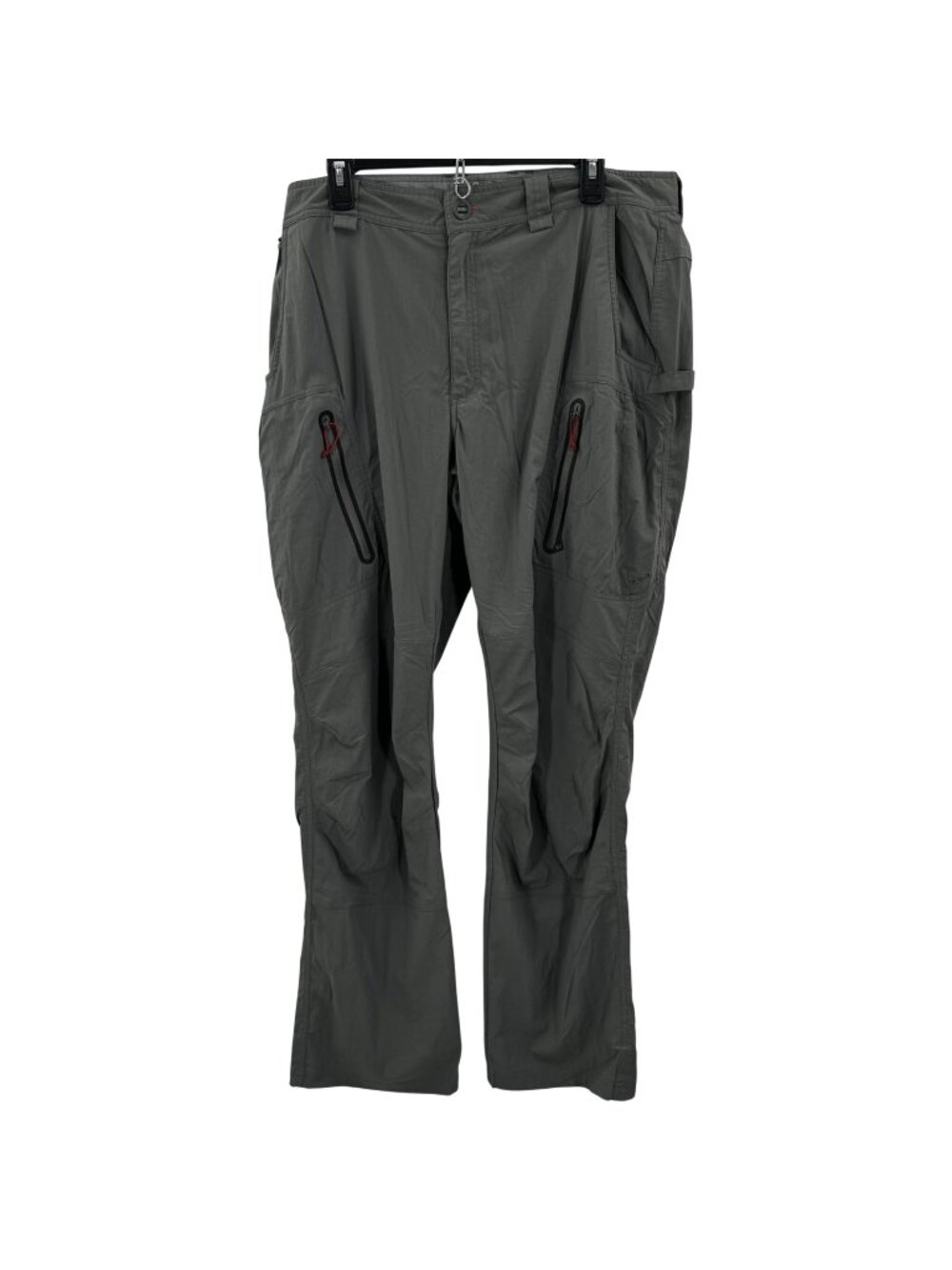 Simms Mens Olive Fishing Pants Size 38 With Multiple Pockets Durable Outdoor